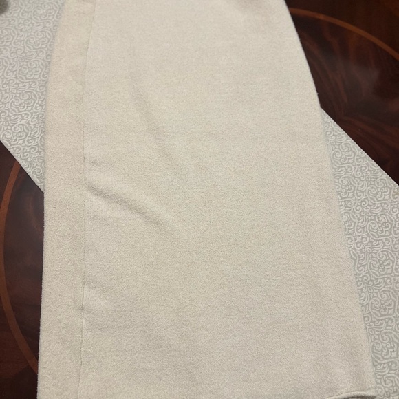Zara Matching Set Cream Knit Top Skirt 2 Pc Outfit Minimalist Chic Cozy Lounge - Picture 10 of 15